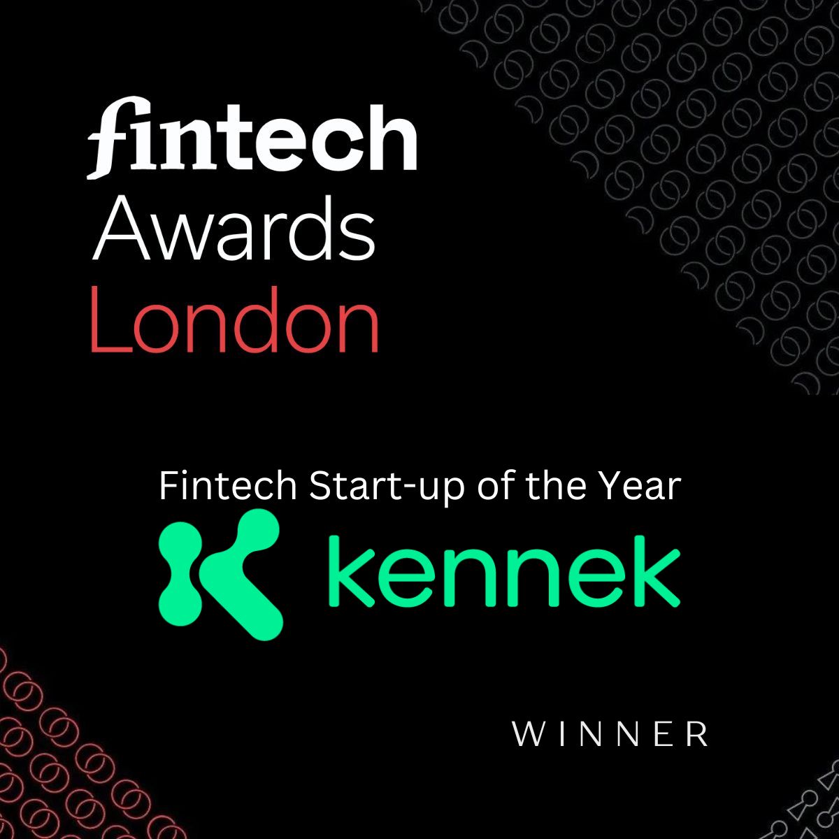 Kennek startup of the year winner